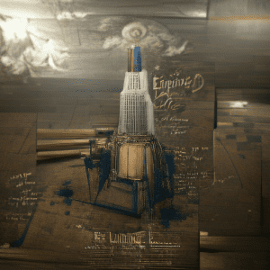 Το Empire state κτήριο στο στυλ του da Vinci